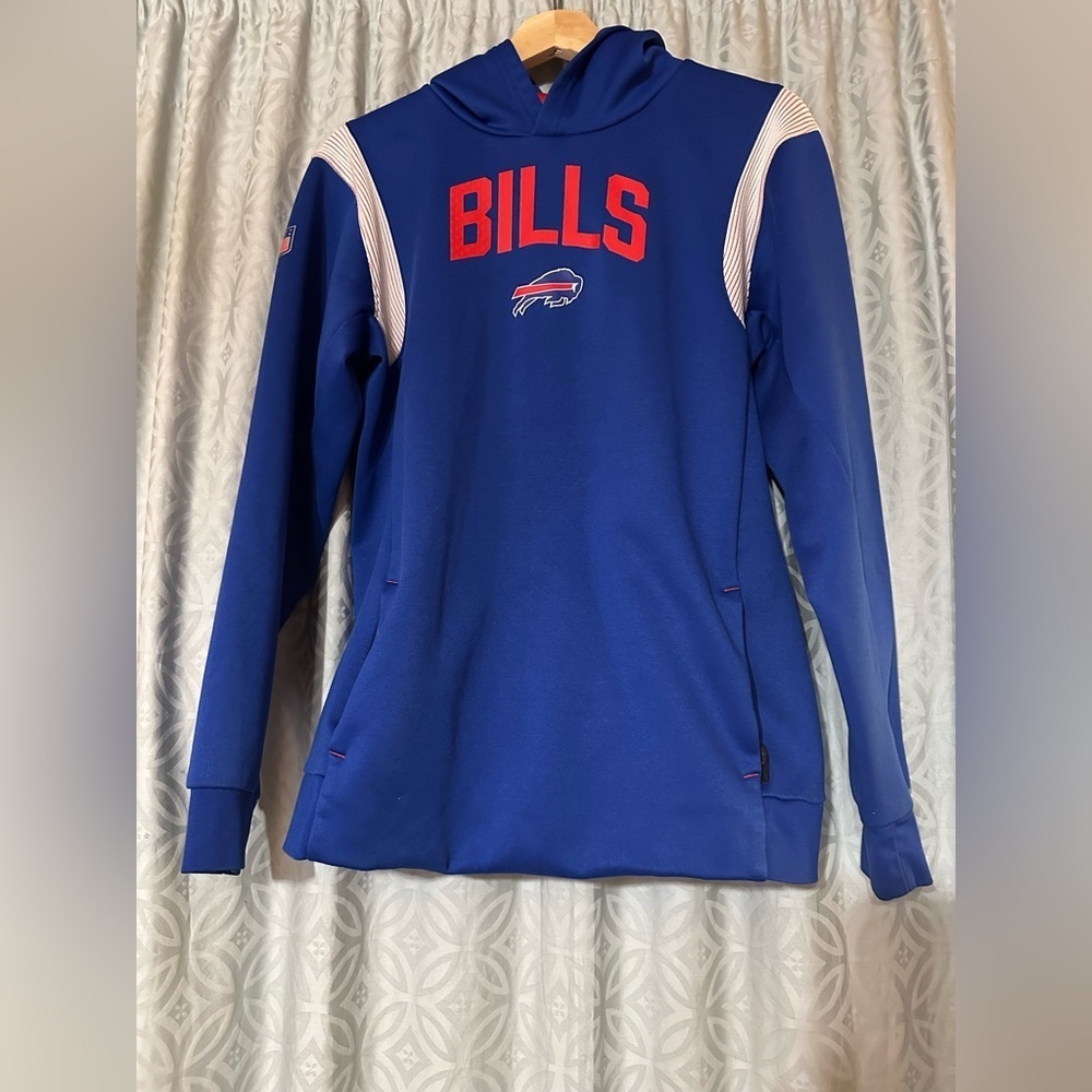 Buffalo Bills NFL Football Nike Therma-Fit Hoodie Youth XL Sports Activewear EUC